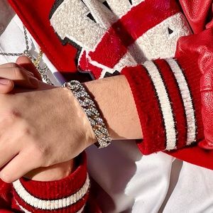 Cuban link chain bracelet